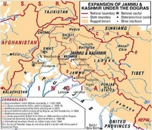 Expansion of J&K Under the Dogras Map