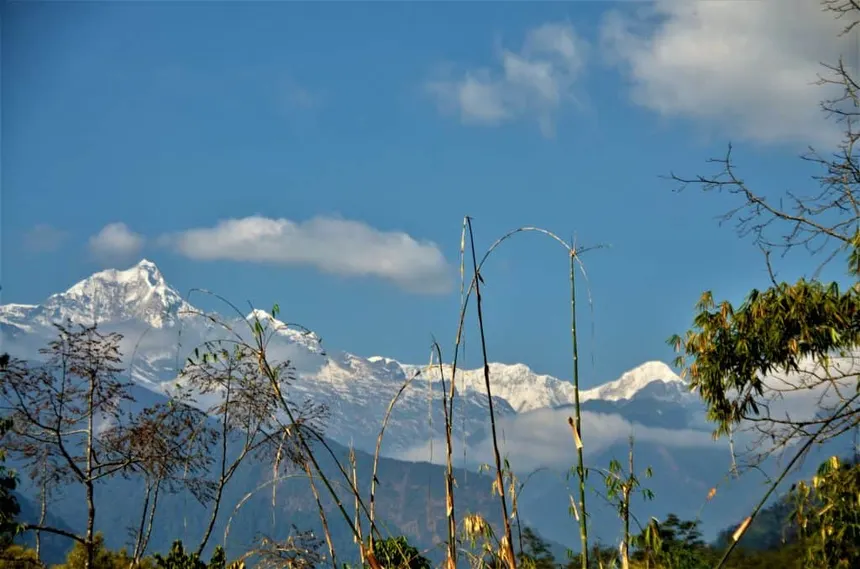 Majestic snow-capped Kishtwar Himalayan peaks