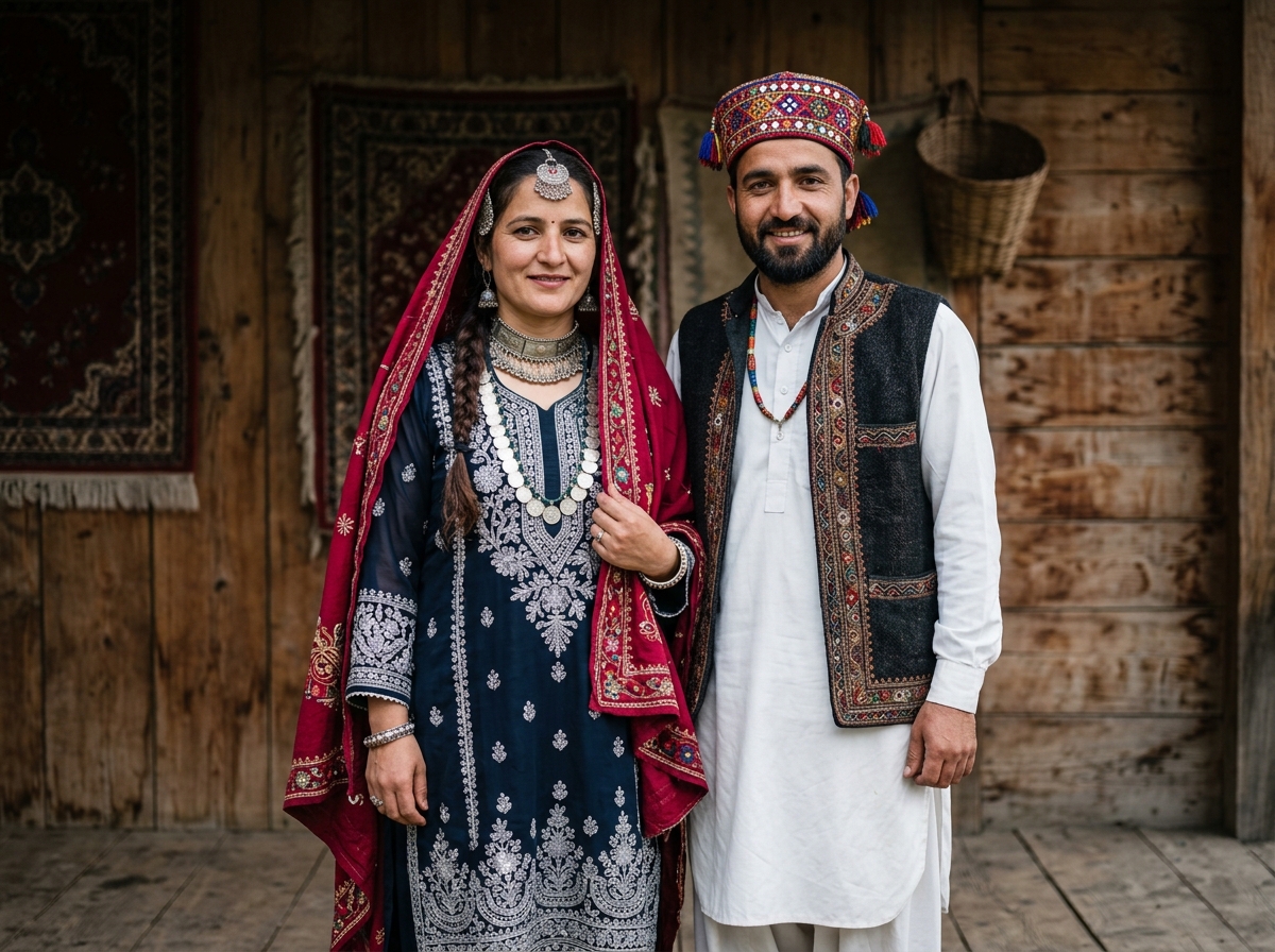 Ramban Pahari Cultural Gown