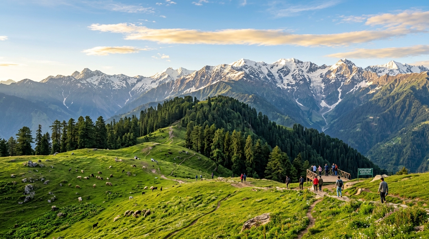 Patnitop Udhampur Panoramic Himalayan View